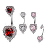 Glacier Hearts Belly Ring