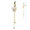 Jollie Butterfly Belly Clicker with Gold Plating