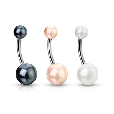 Pearl Belly Button Rings