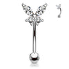 16g Petite Butterfly Reverse Navel Ring