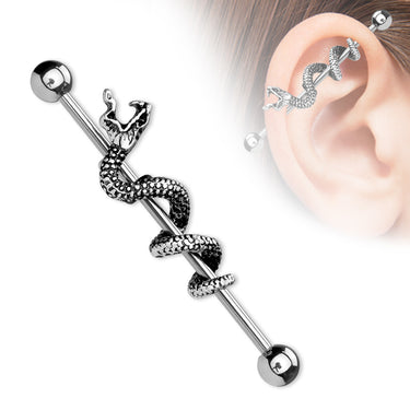 Venom Strike Industrial Barbell Body Jewellery