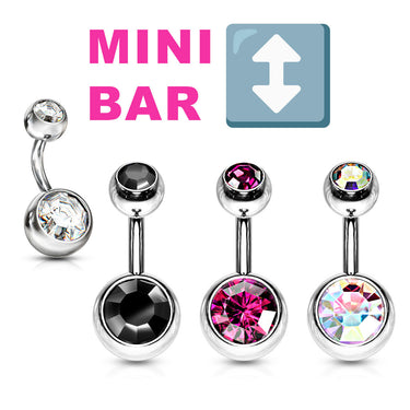 Mini Bar Belly Rings