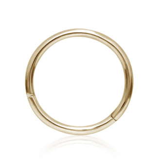 Plain Hoop by Maria Tash in Gold - Earring. Navel Rings Australia.