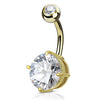 Kingdom Gem Belly Ring in 14K Gold