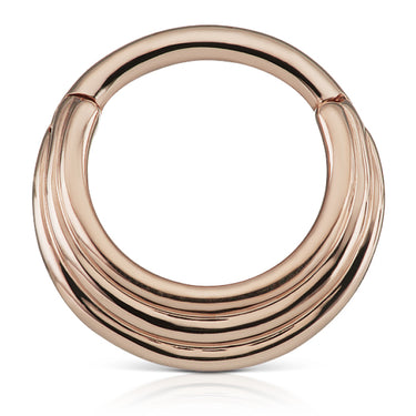 Hiranya Clicker by Maria Tash in Rose Gold - Earring. Navel Rings Australia.