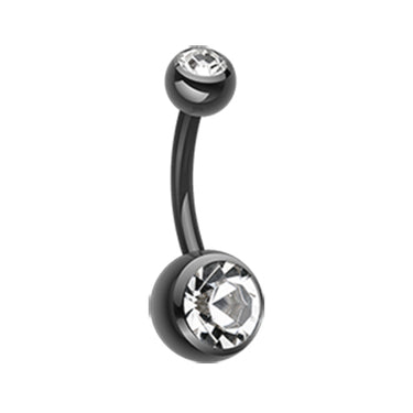 Midnight Candy Classique Belly Bars - Basic Curved Barbell. Navel Rings Australia.