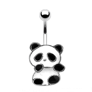 Squeeze Me! Dancing Panda Navel ring