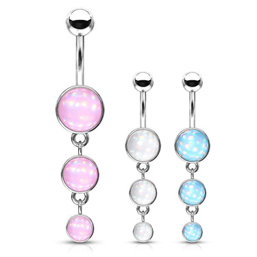 Celestina Illumini Belly Dangle - Dangling Belly Ring. Navel Rings Australia.