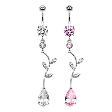 Jacks Beanstalk Belly Dangle - Dangling Belly Ring. Navel Rings Australia.