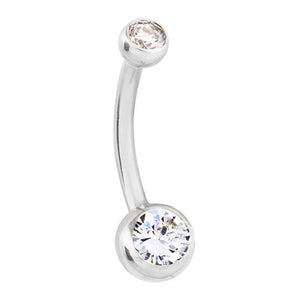 Genuine Diamond, Sapphire, Emeralds and Ruby Belly Rings – The Belly ...