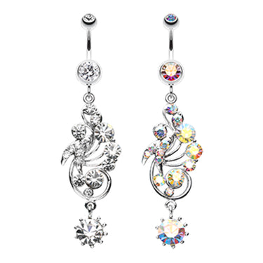 Regal Rush Belly Dangle - Dangling Belly Ring. Navel Rings Australia.