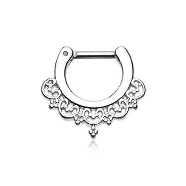 Celestial Filigree Septum Clicker - Septum. Navel Rings Australia.