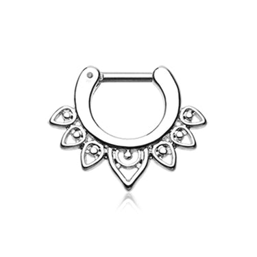 Acerose Filigree Septum Clicker - Septum. Navel Rings Australia.