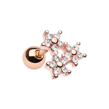 Spring Posy Earring in Rose Gold. Tragus and Cartilage Jewellery. - Earring. Navel Rings Australia.