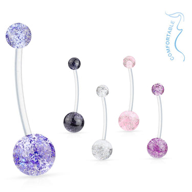 Glitter Babe Pregnancy Belly Ring - Maternity Belly Ring. Navel Rings Australia.