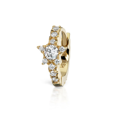 Diamond Star Eternity Earring by Maria Tash in 18K Yellow Gold - Earring. Navel Rings Australia.