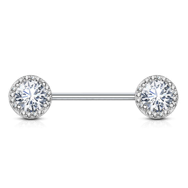 Argenti Crystal Diamond Nipple Jewellery - Nipple Ring. Navel Rings Australia.