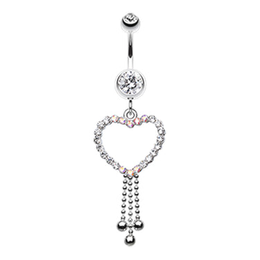 The Love Story Navel Ring - Dangling Belly Ring. Navel Rings Australia.