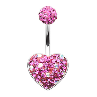 Motleys™ Polka Dot Passion Belly Bar - Fixed (non-dangle) Belly Bar. Navel Rings Australia.