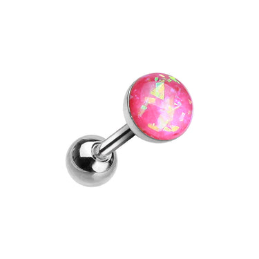 Classic Opal Stud Earring. Tragus and Cartilage Piercings. - Earring. Navel Rings Australia.