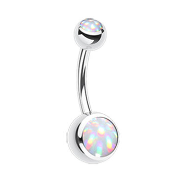 Hologram Classique Belly Rings - Basic Curved Barbell. Navel Rings Australia.