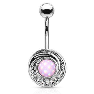 The Illuminizer Belly Bar - Fixed (non-dangle) Belly Bar. Navel Rings Australia.