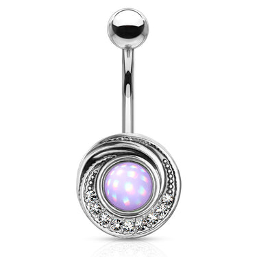 The Illuminizer Belly Bar - Fixed (non-dangle) Belly Bar. Navel Rings Australia.