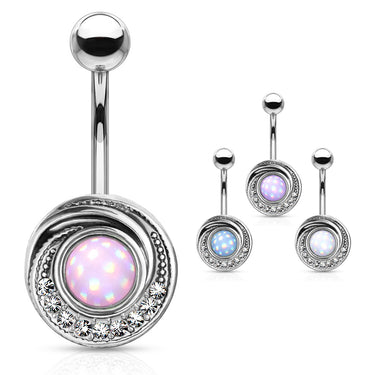 The Illuminizer Belly Bar - Fixed (non-dangle) Belly Bar. Navel Rings Australia.