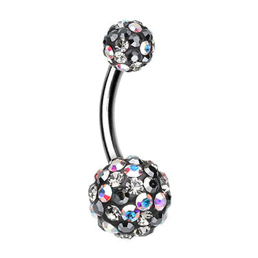 Ash Motley™ Belly Piercing - Basic Curved Barbell. Navel Rings Australia.