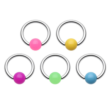 Funky Acrylic Captive Belly Rings - Captive Belly Ring. Navel Rings Australia.