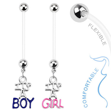 Boy or Girl Maternity Belly Rings - Maternity Belly Ring. Navel Rings Australia.