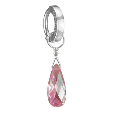 TummyToys® Faceted Ice Drop Swinger Charm - TummyToys® Swinger Charm. Navel Rings Australia.