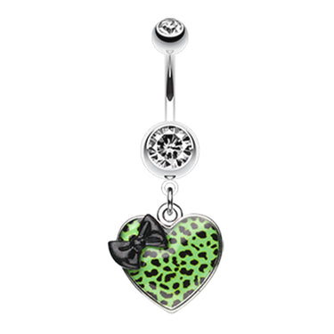 Wild Leopard Lovin' Belly Ring - Dangling Belly Ring. Navel Rings Australia.