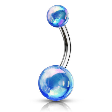 Unicorn Essence Classic Belly Rings. Basic 14g 10mm. Cool Colours ...