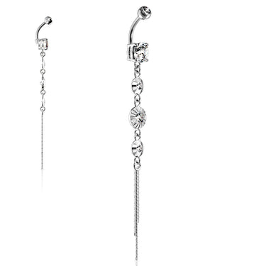 Classico Vintage Drop Chain Belly Bar - Dangling Belly Ring. Navel Rings Australia.