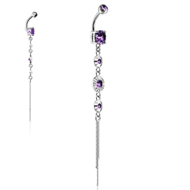 Classico Vintage Drop Chain Belly Bar - Dangling Belly Ring. Navel Rings Australia.