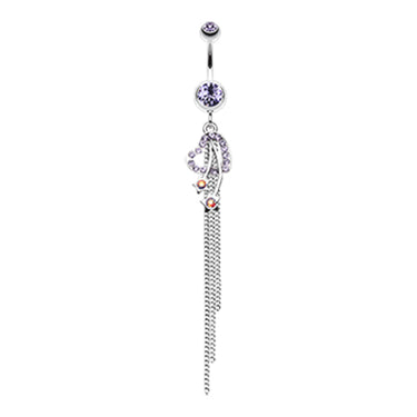 Lovers Stardom Belly Dangle - Dangling Belly Ring. Navel Rings Australia.