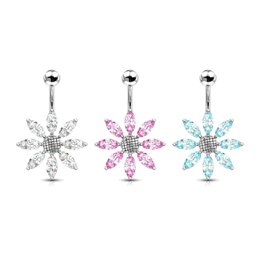 Marguerite Fleuron Belly Rings