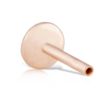 Threaded Disc Stud Backing by Maria Tash in 14K Rose Gold. - Earring. Navel Rings Australia.