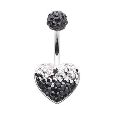 Motleys™ Melting Love Belly Bar - Fixed (non-dangle) Belly Bar. Navel Rings Australia.