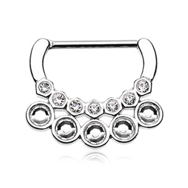 Aureole Gemina Sparkle Nipple Clicker - Nipple Ring. Navel Rings Australia.