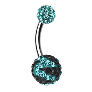 Motley™ Bolt Belly Piercing Bar - Basic Curved Barbell. Navel Rings Australia.