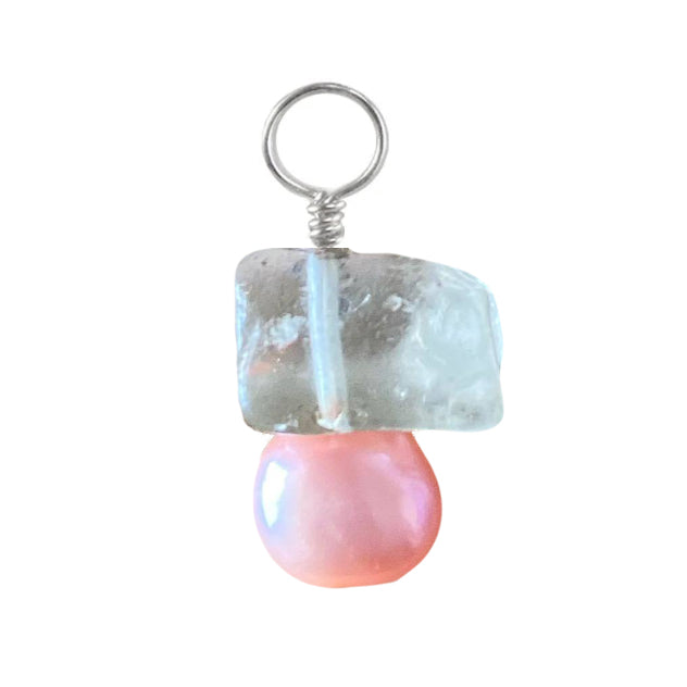 Saltwater Silver Pink Ice Pearl Swinger