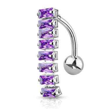 Viviana Reverse Belly Ring - Reverse Top Down Belly Ring. Navel Rings Australia.