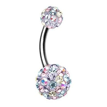 Retro Bambino Motley™ Belly Ring - Basic Curved Barbell. Navel Rings Australia.