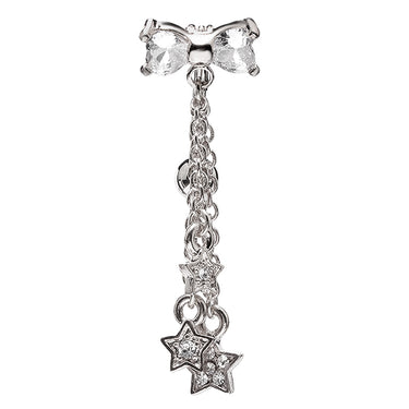 Twilight Drop Reverse Belly Ring - Reverse Top Down Belly Ring. Navel Rings Australia.