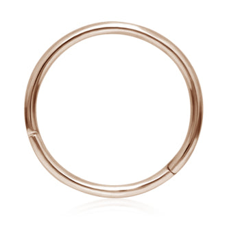 Plain Hoop by Maria Tash in Rose Gold - Earring. Navel Rings Australia.