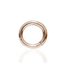 Plain Hoop by Maria Tash in Rose Gold - Earring. Navel Rings Australia.