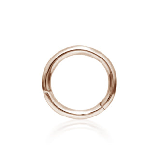 Plain Hoop by Maria Tash in Rose Gold - Earring. Navel Rings Australia.