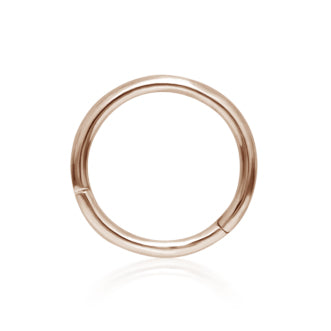 Plain Hoop by Maria Tash in Rose Gold - Earring. Navel Rings Australia.